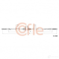 Трос ручника COFLE 17.2588 Hyundai H1 Starex (A1) 1 Минивэн 2.5 TD 4WD 101 л.с. 2001 – 2004 N NW0V