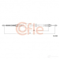 Трос ручника COFLE W7O6I 92.11.550 3 11.5503 Ford Mondeo 1 (FD) 1993 – 1996