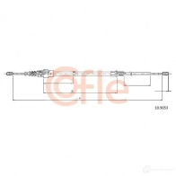Трос ручника COFLE 3JKWQ 4297635 10.9053 92.10 .9053