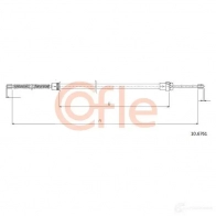 Трос ручника COFLE 10.6761 92 .10.6761 Renault Safrane (B54) 2 Хэтчбек 2.2 dT (B54G) 113 л.с. 1996 – 2000 APC9N6A