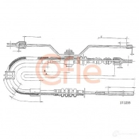 Трос ручника COFLE V270H0 92.17 .1235 17.1235 4299161 - Изображение 1