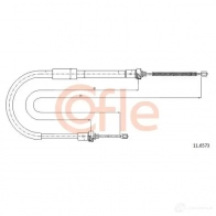 Трос ручника COFLE Renault Clio 3 (BR, KR) 2005 – 2012 92 .11.6573 11.6573 SNWIP