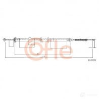 Трос ручника COFLE 92.1 2.0725 37YH9C 4298501 12.0725