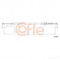 Трос ручника COFLE 10.6043 4297298 K80LCBI 92.10.6 043 - Изображение 6