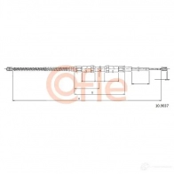 Трос ручника COFLE Skoda Octavia 92.10 .9037 10.9037 L3ATJDX