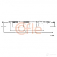 Трос ручника COFLE M5L4EKR 92.10.4 656 10.4656 Citroen Xantia 1 (X1, X2) 1993 – 2003