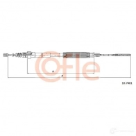 Трос ручника COFLE 92.1 0.7481 361LLVP 10.7481 Volkswagen Passat (B3-B4) 2 Универсал 2.9 VR6 Syncro 184 л.с. 1994 – 1997