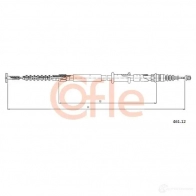 Трос ручника COFLE 92.461.1 2 AFPT8 Fiat Marea (185) 1 Универсал 2.4 JTD 130 130 л.с. 1999 – 2002 461.12