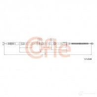 Трос ручника COFLE 4299362 F5FMR7A 92.1 7.2538 17.2538 - Изображение 1