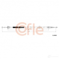 Трос ручника COFLE 9985 H Fiat Linea 1.FI025