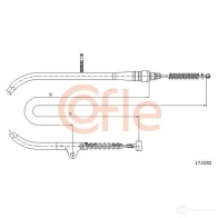 Трос ручника COFLE 92.17. 0202 PEW59CI 17.0202 Nissan Vanette (S20) 2 Автобус 1.6 I (HC23) 98 л.с. 1996 – 2001