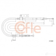 Трос ручника COFLE F6UGMQ 92.17.06 58 4299100 17.0658