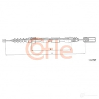 Трос ручника COFLE 92. 11.6767 11.6767 4298392 46ESM
