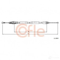 Трос ручника COFLE 92.11.680 4 Renault Trafic (JL, X83) 2 Автобус 1.9 dCI 100 (JL0C) 101 л.с. 2001 – 2025 3U39T 11.6804