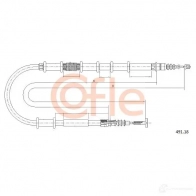 Трос ручника COFLE Fiat Multipla (186) 1 Минивэн 1.9 JTD (186AxE1A) 120 л.с. 2002 – 2010 491.18 9DQGG 92.4 91.18