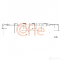 Трос ручника COFLE SERUR4 Toyota Previa (XR10, XR20) 1 Минивэн 2.4 (TCR11. TCR10) 132 л.с. 1990 – 2000 92 .17.1521 17.1521