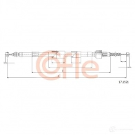 Трос ручника COFLE SERUR4 4299241 92 .17.1521 17.1521