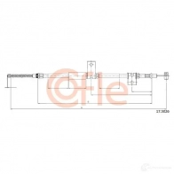 Трос ручника COFLE 4299561 17.5026 LT3GU 92.17. 5026 - Изображение 1
