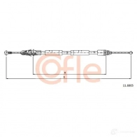 Трос ручника COFLE 92.11.6 805 Renault Trafic (JL, X83) 2 Автобус 1.9 dCI 100 (JL0C) 101 л.с. 2001 – 2025 QILYS 11.6805