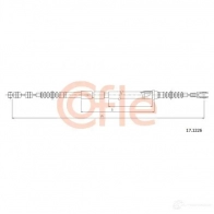 Трос ручника COFLE T2RZVL1 9 2.17.1226 17.1226 4299156 - Изображение 1