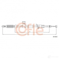 Трос ручника COFLE 92. 10.8222 10.8222 VXMRMU Volvo V40 1 (645) Универсал 2.0 140 л.с. 1995 – 1999