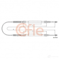 Трос ручника COFLE 4297135 ZGFI1G 10.4724 92.10.472 4 - Изображение 6