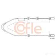 Трос ручника COFLE Toyota Corolla (E100) 7 Хэтчбек 5д 1.3 12V (EE100) 72 л.с. 1992 – 1995 17.2731 92.17. 2731 R2P6ZJ6