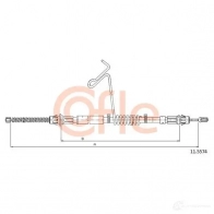 Трос ручника COFLE 11.5574 Ford Transit 6 (FD) Автобус 2.4 DI (FB. FC. FA) 90 л.с. 2000 – 2006 92.11. 5574 PEWYLW