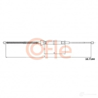 Трос ручника COFLE Seat Mii 92.10.7 144 10.7144 CGSI8