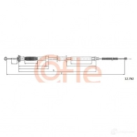 Трос ручника COFLE C2E54LY 12.0762 92.12.076 2 Fiat Panda (169) 2 Хэтчбек 1.3 D Multijet 70 л.с. 2003 – 2025