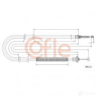 Трос ручника COFLE 641.11 RCAVG 4300014 92. 641.11
