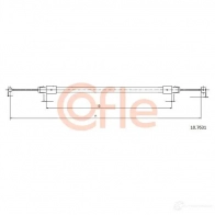 Трос ручника COFLE BDQY2 10.7631 92.10.76 31 Volkswagen Touareg (7LA, 7L6, 7L7) 1 Внедорожник 3.0 V6 TDI 225 л.с. 2004 – 2010