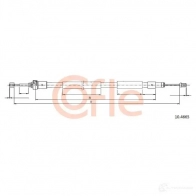 Трос ручника COFLE 10.4665 78QA5 92.10.46 65 Citroen Xsara Picasso 1 (N68) Минивэн 2.0 HDi 90 л.с. 1999 – 2025