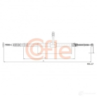 Трос ручника COFLE Fiat Multipla (186) 1 Минивэн 1.9 JTD (186AxE1A) 120 л.с. 2002 – 2010 3V1F2 491.17 92.491.1 7