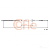 Трос ручника COFLE MX5B8E7 10.7407 9 2.10.7407 4297455 - Изображение 1