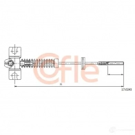 Трос ручника COFLE Nissan Primera (P11) 2 1996 – 2002 17.0243 92.17.02 43 Y72KSJ