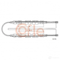 Трос ручника COFLE 92.1 0.741 10.741 Volkswagen Passat LT4LL