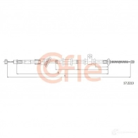 Трос ручника COFLE 17.2213 Mitsubishi Space Star 1 (DGA) Минивэн 1.8 MPI 112 л.с. 2002 – 2004 9 2.17.2213 CASY2O