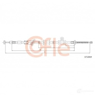 Трос ручника COFLE 17.2214 92.17.221 4 Mitsubishi Space Star 1 (DGA) Минивэн 1.8 MPI 112 л.с. 2002 – 2004 NAPSNSL