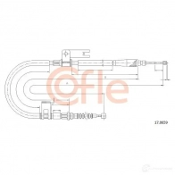 Трос ручника COFLE G8K12R Mazda 92. 17.0659 17.0659