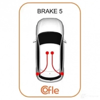 Трос ручника COFLE 17.2585 208PF 9 2.17.2585 Hyundai Tucson (JM) 1 Кроссовер 2.0 CRDi 136 л.с. 2006 – 2010