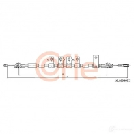 Трос ручника COFLE Fiat Freemont (345) 1 Кроссовер 2.0 JTD 4x4 170 л.с. 2011 – 2024 YRJ1T 92.20.160B05 5 20.160B055