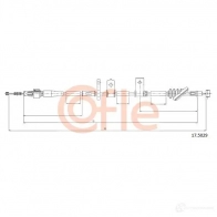 Трос ручника COFLE 62M2Z70 4299563 9 2.17.5029 17.5029