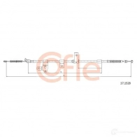 Трос ручника COFLE Toyota Prius 92.17.1 528 17.1528 VB0F7