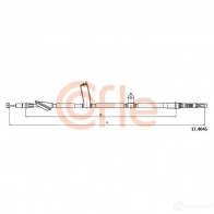 Трос ручника COFLE Honda Accord 7 (CL, CN) Седан 2.0 (CL7) 155 л.с. 2003 – 2008 UUT96V 92.1 7.4045 17.4045