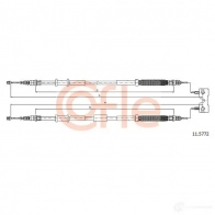 Трос ручника COFLE 92.11.5 772 Opel Corsa (D) 4 2006 – 2014 11.5772 MYG86A