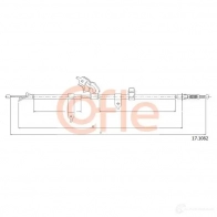 Трос ручника COFLE 92.17. 1082 Toyota Yaris (XP90) 2 Хэтчбек 1.4 D 4D (NLP90) 90 л.с. 2005 – 2025 ZHU6IT 17.1082