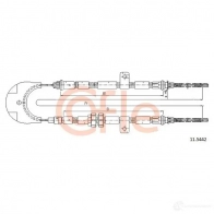 Трос ручника COFLE ZTE4Z 11.5442 4298101 92.11.544 2 - Изображение 1