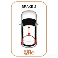 Трос ручника COFLE ZTE4Z 11.5442 4298101 92.11.544 2 - Изображение 2