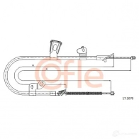 Трос ручника COFLE 1DPL0 17.1070 Toyota Yaris (XP10) 1 Хэтчбек 1.4 D 4D (NLP10) 75 л.с. 2001 – 2005 92. 17.1070